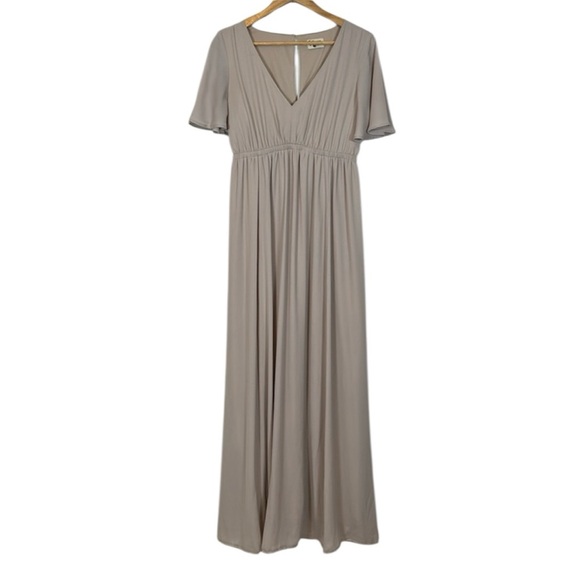 Show Me Your Mumu Michelle Flutter Sleeve Maxi Dress Womens Med Flowy Feminine - Picture 1 of 10